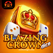 Blazing Crown Dice Slot Game Art